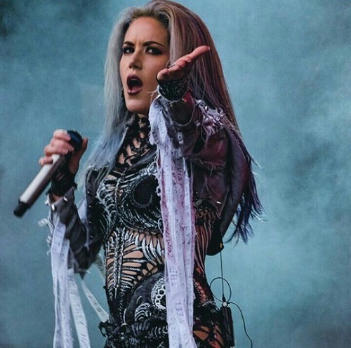 image of metal singer