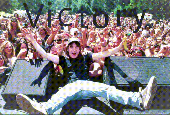 Victory gif poster